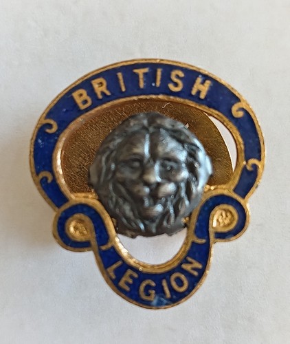 British legion cap - cap, badge