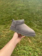 Authentic UGG Classic Ultra Mini Grey - UK4 - Women's Boots Brand New in Box