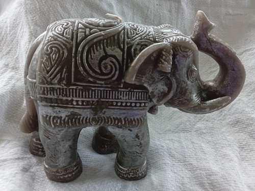 Wax elephant candle - elephant,