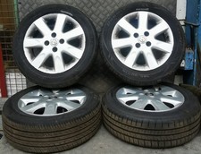 NISSAN MICRA 11-12-13-14-15-16 15INCH FULL SET OF ALLOY WHEELS WITH TYRES