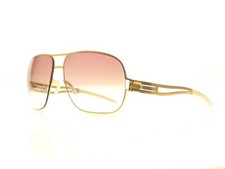 IC! Berlin Anna Gold - Unworn Deadstock Stainless Steel Vintage Sunglasses