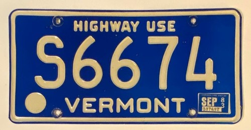 Vermont 1983 highway use - vermont,