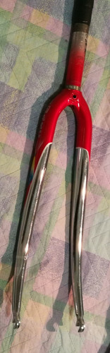 Somec brand used steel fork - used,