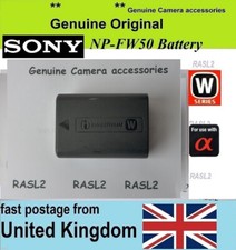 Genuine SONY NP-FW50 Battery for Nex- 7 6 5 3, RX10, A7, A37 A6400, A6000 A5100