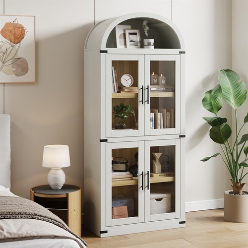Arched bookshelf with - arched,