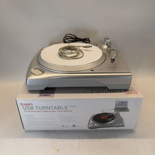 ION iTTUSB Turntable with Direct-to-Digital Conversion With Original Box