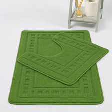 BATH MAT PEDESTAL SET NON SLIP