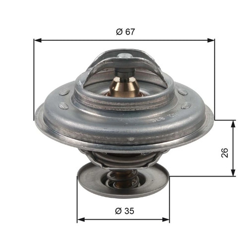 Gates thermostat coolant fits - gates, thermostat,coolant
