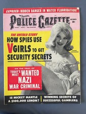 Police Gazette Magazine