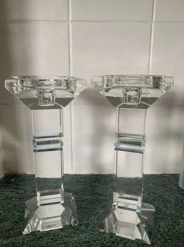 Bowring crystal candle sticks - candle,