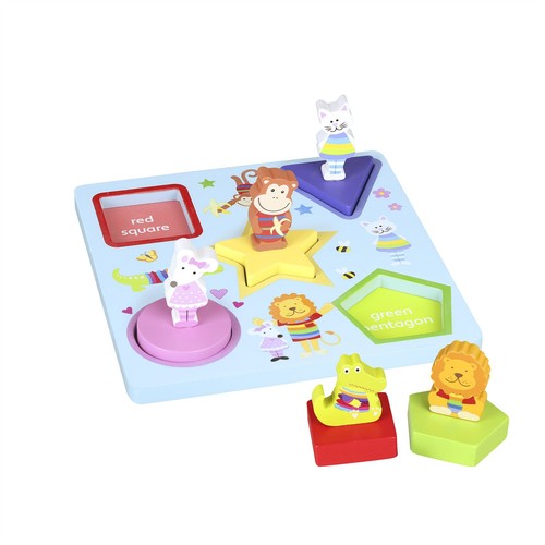 Wooden animal jigsaw puzzle - wooden,