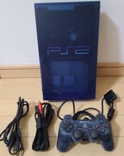 Tested Sony PlayStation 2 PS2 SCPH-37000 Ocean Blue Console Japan Import