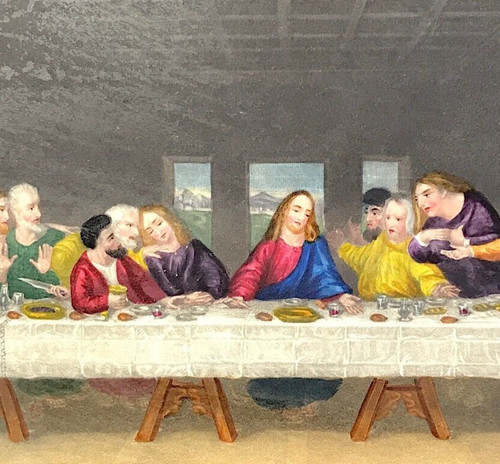 Last supper after leonardo - last,