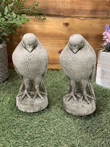 Stone garden pair bird - stone,