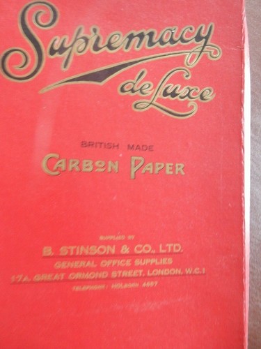 Vintage carbon paper - paper, in