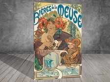 Alphonse Mucha Poster Bières