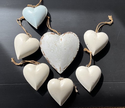 Shabby chic metal hanging - shabby,
