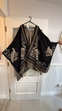 Monsoon patterned poncho
