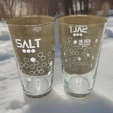 Salt Brewery Pint Glass Pair