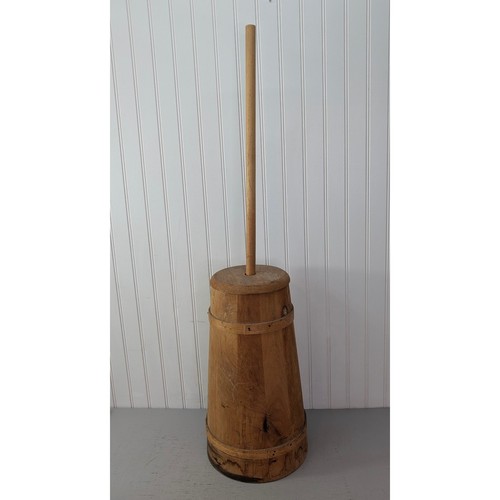 Antique wooden butter churn - antique,