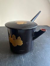 Fine Japanese Edo/Meiji period lacquer hot-water pourer (yutō)