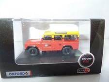 Oxford 76DEF011 DEF011 1/76 OO Land Rover Defender London Fire Brigade