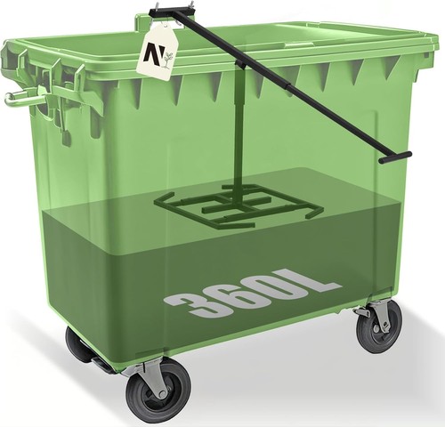 Enlarged rubbish press waste - rubbish,
