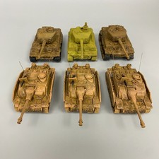 6 GERMAN WW2 ARMOURED VEHICLES 3 TIGER I 3 StuG III TANKS 20mm 1:72 RAPID FIRE