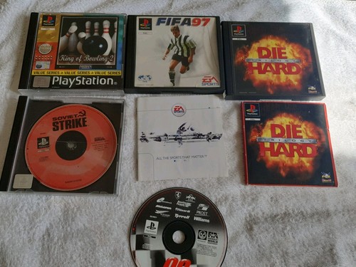 Ps1 game job lot - lot, x5