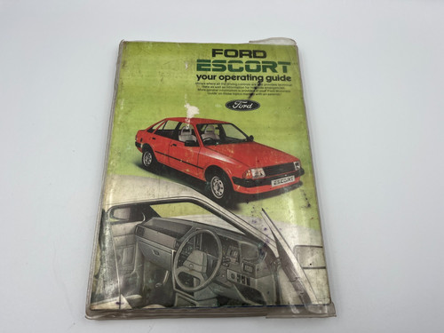 Ford escort hand books - escort,