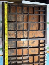 Antique wooden printers - ,