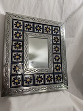 Punched Tin Mirror Beautiful