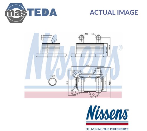 90682 engine oil - oil, cooler