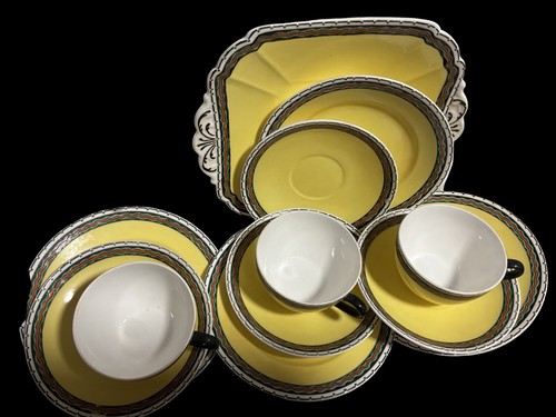 Shelley china art deco tea - tea, set