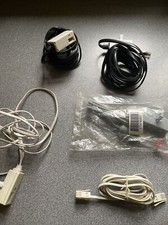 4 x RJ11 Plug to BT Socket Male Female Adaptor Phone cable + BT male to male lea