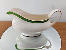Vintage Solian Ware - Queens Green Pattern - Gravy Boat
