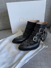 CHLOE Black Leather Silver