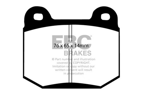 Ebc yellowstuff rear brake - yellowstuff,