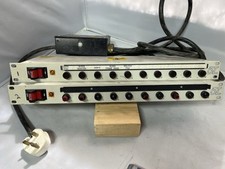 DLT 19” Rack Mounted Studio 10 Way Power Distribution Blocks X2