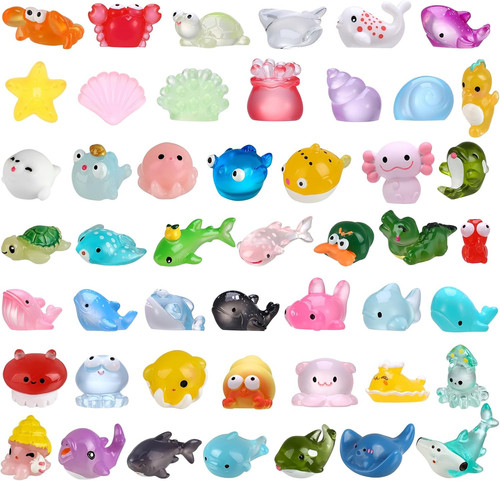 48pcs mini ocean resin - mini,