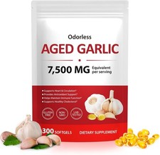 Odorless garlic 7500mg per - odorless,