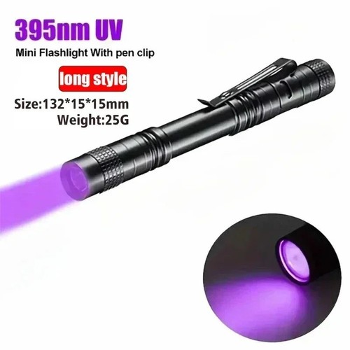 395nm mini black pen - 395nm, torch