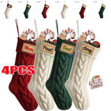 4X Personalised Giant Large Christmas Stocking,Gifts Bag,Xmas Hanging Ornaments