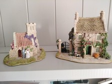 2 x Lilliput Lane SORE PAWS & WEDDING BELLS