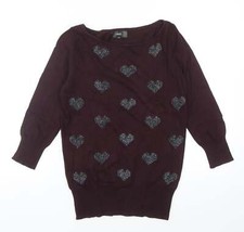 NEXT Womens Purple Round Neck