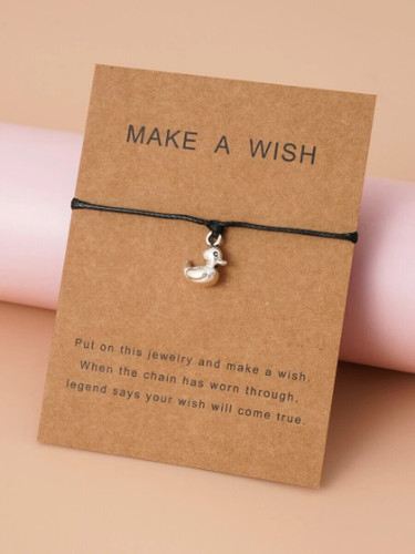 Cartoon duck charm bracelet - cartoon,