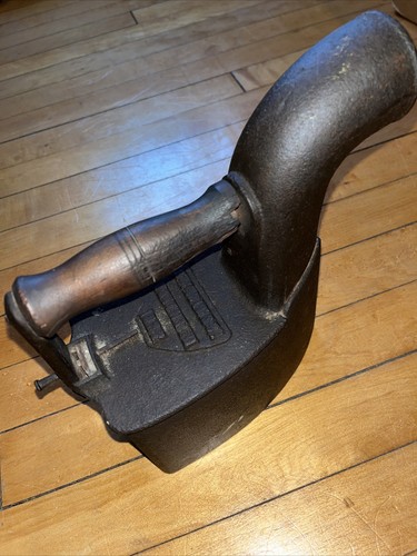 Vintage cast iron stove pipe - cast,