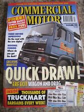 COMMERCIAL MOTOR APR 1998 FODEN DRIVING IMPRESSIONS ERF EC11 WAGON DRAG TRUCKMAR