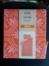 orange and pink   duvet cover