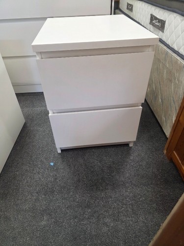 Ikea white draw bedside - draw,